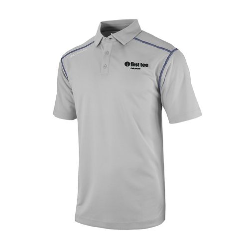 Picture of Men's Omni-Wick Shotgun Polo - nimbus grey-collegiate navy