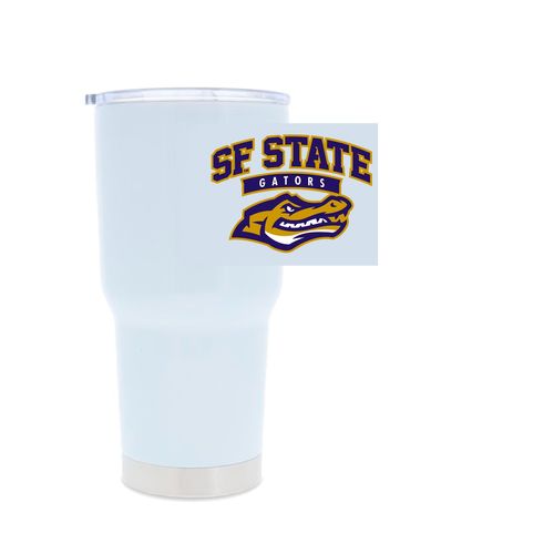 Picture of 30oz Stainless Steel Tumbler - white