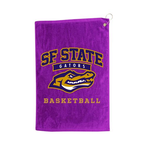 Picture of Terry Velour Golf Towel - purple