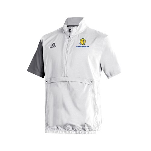 Picture of Stadium 1/4 Zip Woven Short Sleeve - white - grey