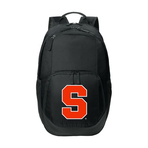 Picture of Sport-Tek Rec Backpack - black white