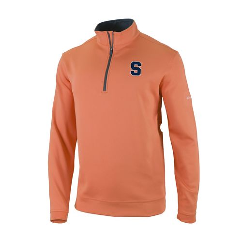 Picture of Men's Omni-Wick Wickham Hills 1/4 Zip - bright peach-pond