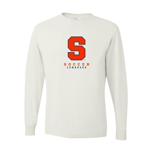 Picture of Youth Dri-Power Long Sleeve T-Shirt - White