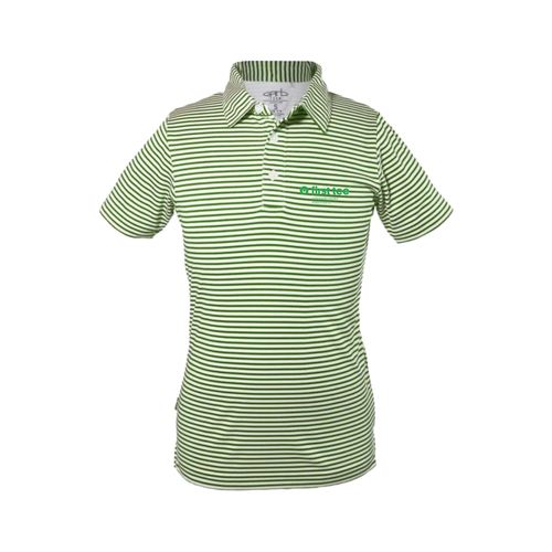 Picture of Youth Garb Carson Polo - White Dark Green
