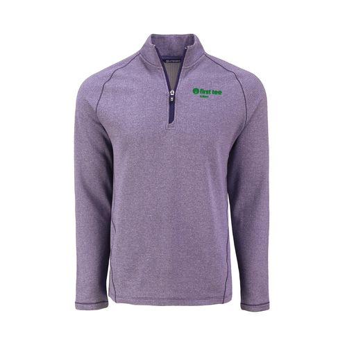 Picture of C&B Peshastin Fleece Half Zip Pullover - College Purple Heather