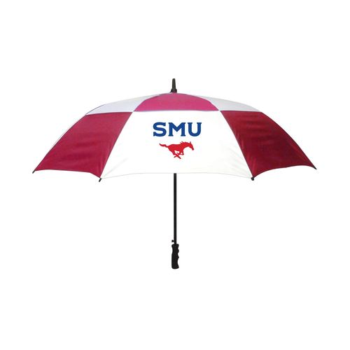 Picture of 60" Vented Fiberglass Shaft Golf Umbrella - white red