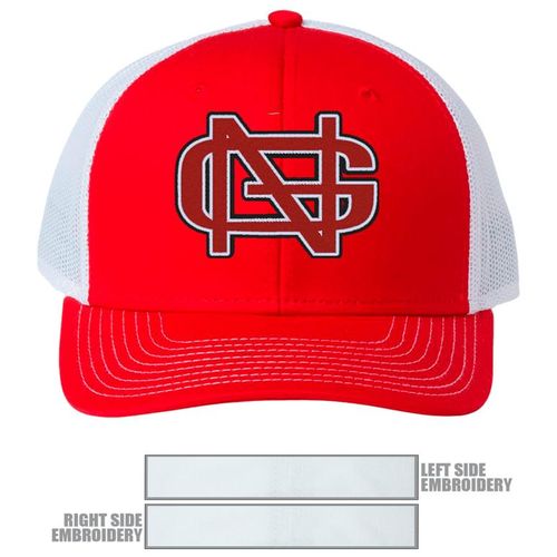 Picture of The Game Everyday Trucker Cap - Red/ White