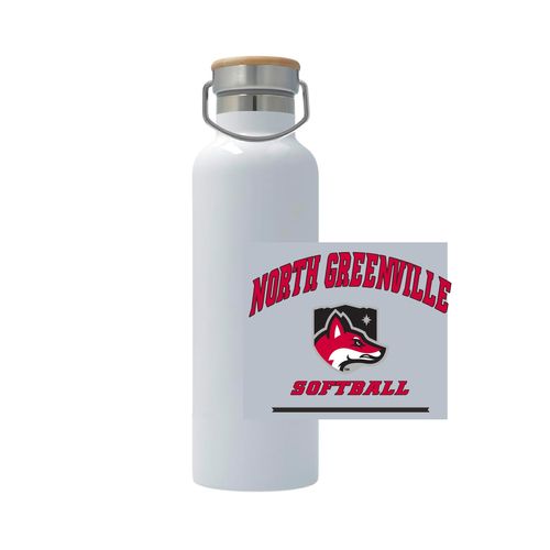 Picture of 25oz Stainless Steel Thermos - white