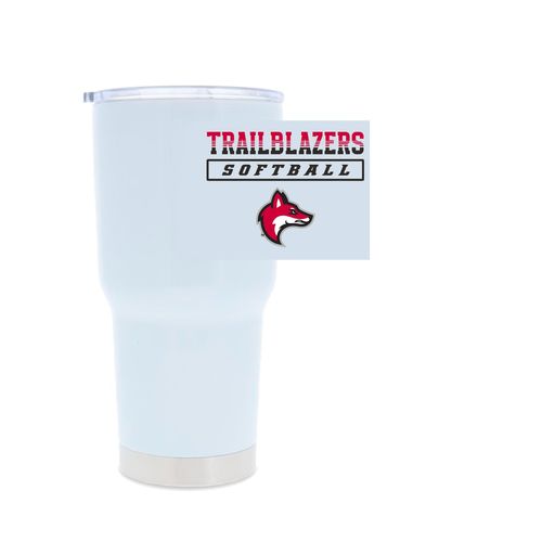 Picture of 30oz Stainless Steel Tumbler - white