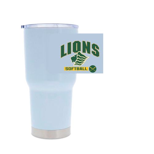 Picture of 30oz Stainless Steel Tumbler - white