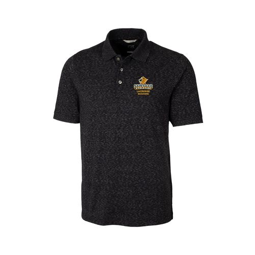 Picture of C&B Advantage Tri-Blend Space Dye Mens Polo - black