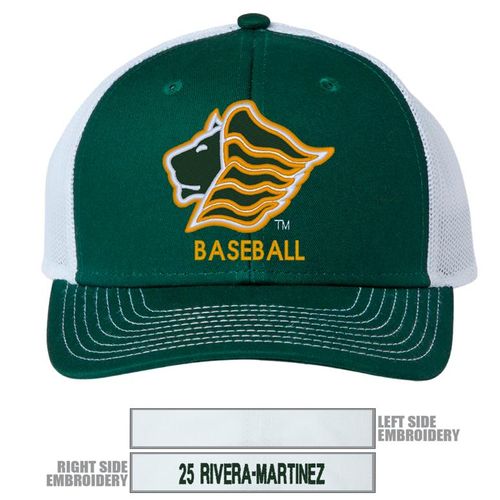 Picture of The Game Everyday Trucker Cap - dark green/ white