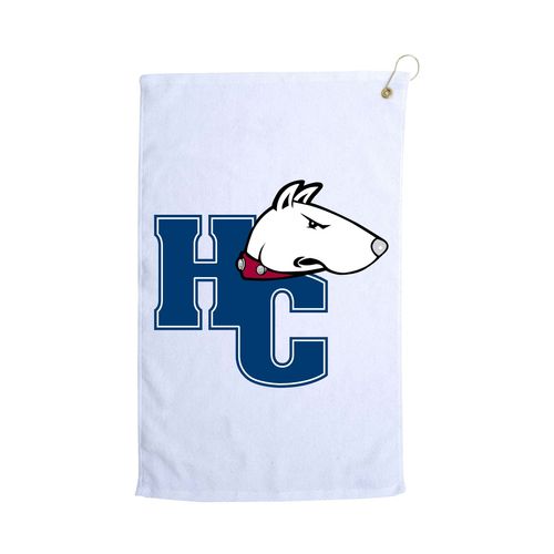 Picture of Terry Velour Golf Towel - White