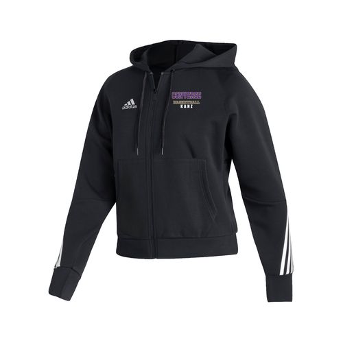 Picture of Women's Fashion Full Zip Hoodie - Black