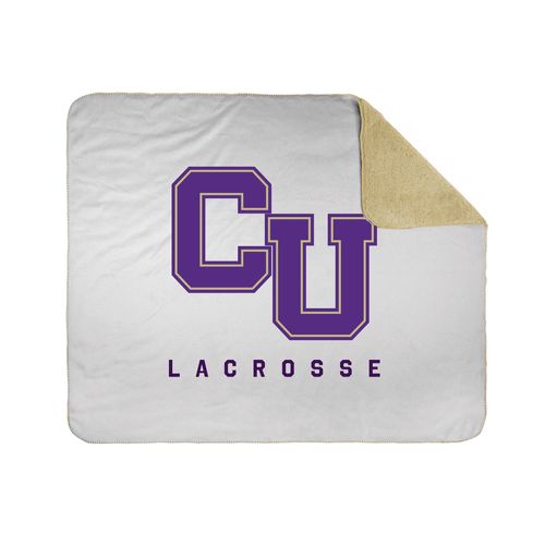 Picture of 50x60 Sherpa Lined Throw Blanket - white