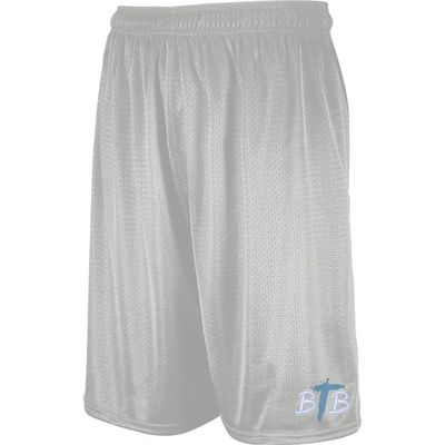Picture of Russell DRI-POWER 9 inch Mesh Shorts - Grid Iron Silver