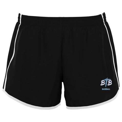 Picture of Augusta Ladies Pulse Shorts - Black White