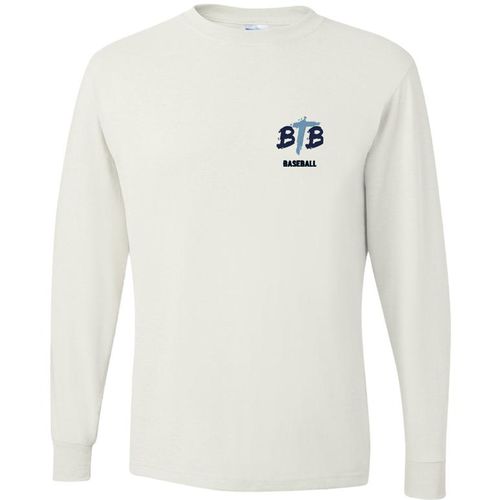 Picture of Youth Dri-Power Long Sleeve T-Shirt - White