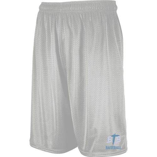 Picture of Russell DRI-POWER 9 inch Mesh Shorts - Grid Iron Silver