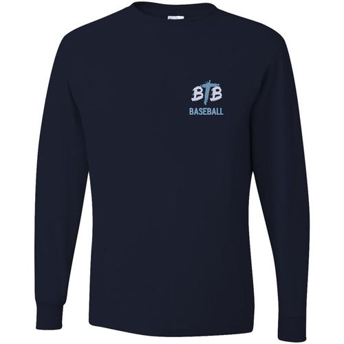 Picture of Youth Dri-Power Long Sleeve T-Shirt - Black