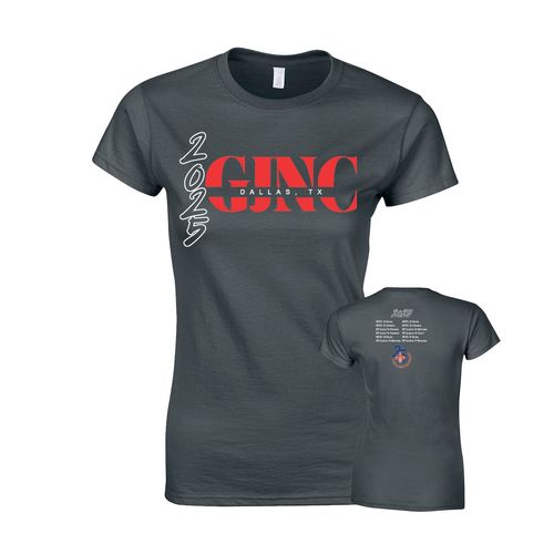 Picture of Women's Semi-Fitted Classic T-Shirt  - charcoal