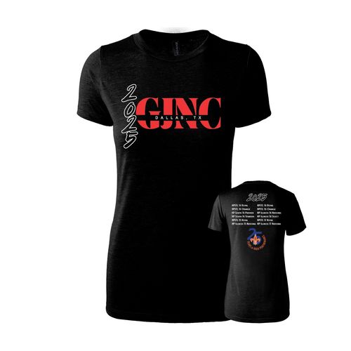 Picture of Women's Fitted Triblend T-Shirt - black