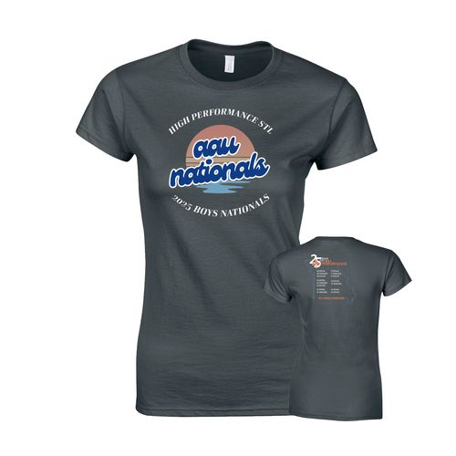 Picture of Women's Semi-Fitted Classic T-Shirt  - charcoal