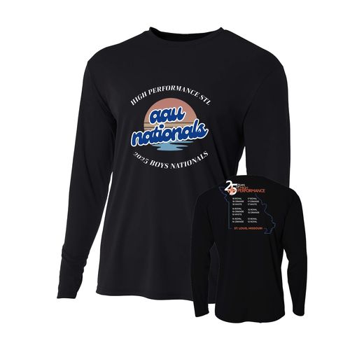Picture of Long Sleeve Performance Shirt - black