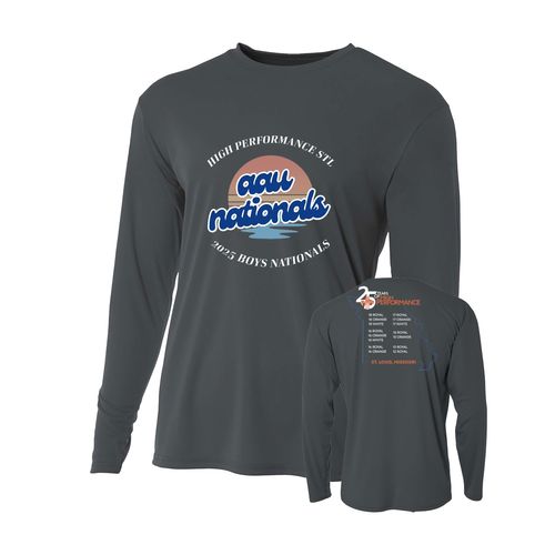 Picture of Long Sleeve Performance Shirt - graphite