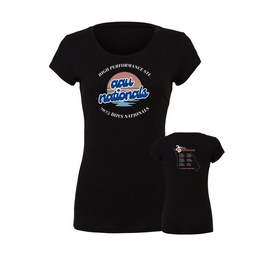 Picture of Women's Semi Fitted Premium T-Shirt - black