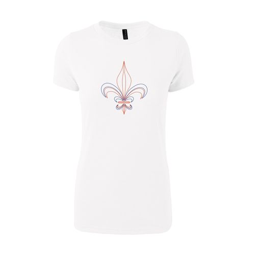 Picture of Women's Fitted Triblend T-Shirt - white