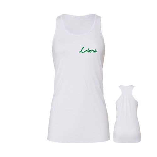 Picture of Women's Flowy Racerback Tank - White