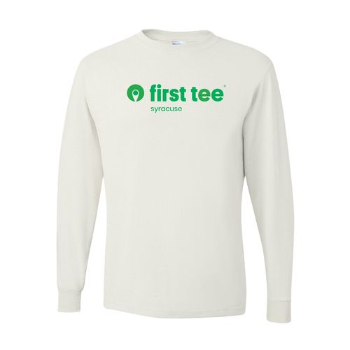 Picture of Youth Dri-Power Long Sleeve T-Shirt - White