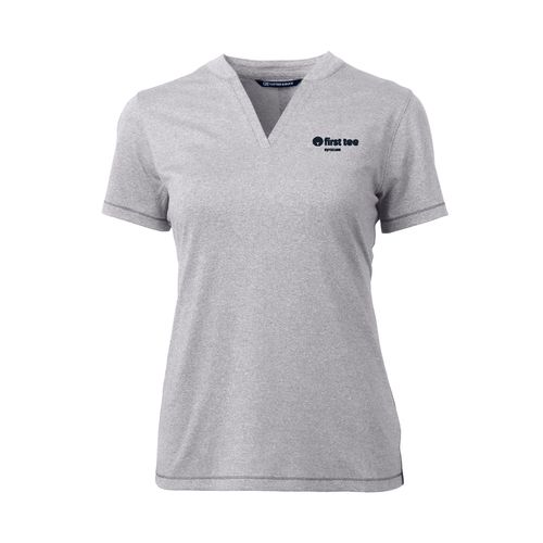 Picture of C&B Womens Forge Heathered Stretch Blade Top - Polished Heather