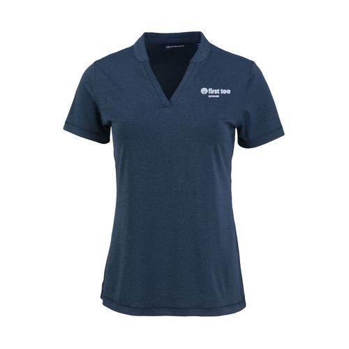 Picture of C&B Womens Forge Heathered Stretch Blade Top - Dark Navy Blue Heather