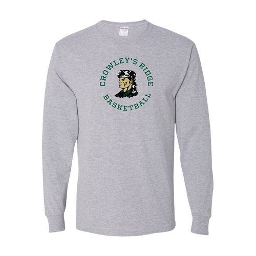Picture of Dri-Power Long Sleeve T-Shirt - Athletic Heather