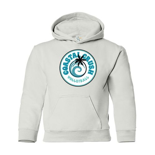 Picture of Heavy Blend Youth Hooded Sweatshirt - white