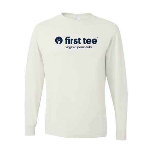 Picture of Youth Dri-Power Long Sleeve T-Shirt - White