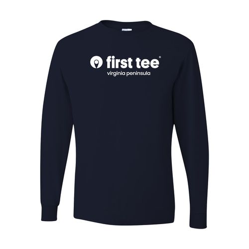 Picture of Dri-Power Long Sleeve T-Shirt - Navy