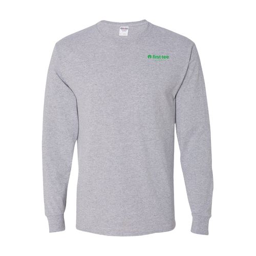 Picture of Dri-Power Long Sleeve T-Shirt - Athletic Heather