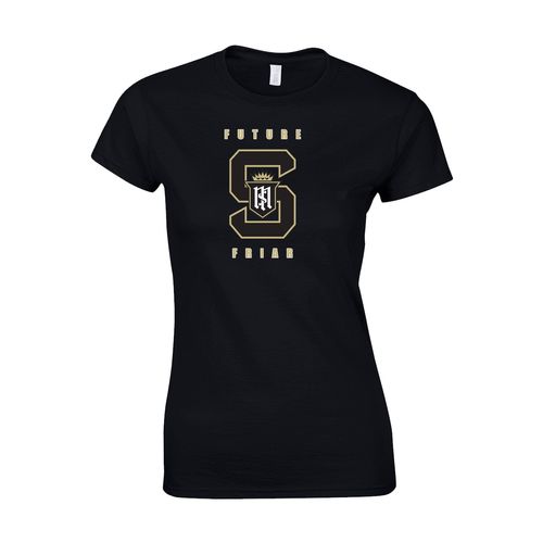Picture of Women's Semi-Fitted Classic T-Shirt  - black