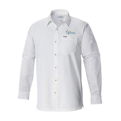 Picture of Men's Slack Tide Long Sleeve Shirt - White