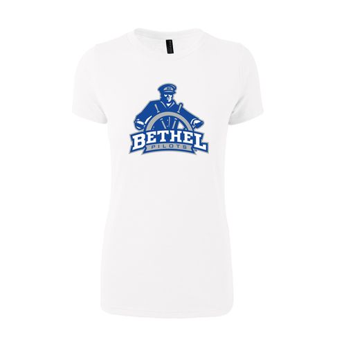 Picture of Women's Fitted Triblend T-Shirt - White