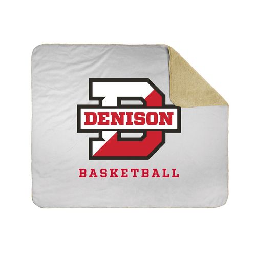 Picture of 50x60 Sherpa Lined Throw Blanket - white