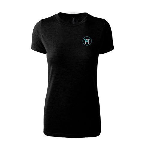 Picture of Women's Fitted Triblend T-Shirt - black