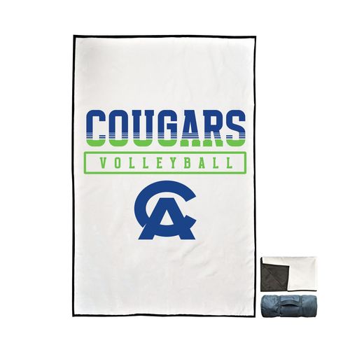 Picture of 50x60 Stadium Blanket with Carry Strap - White