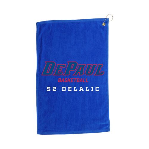 Picture of Terry Velour Golf Towel - royal