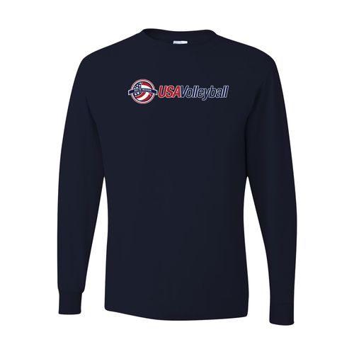 Picture of Dri-Power Long Sleeve T-Shirt - Navy