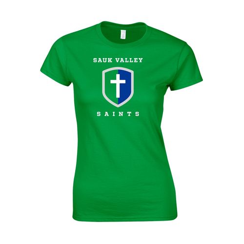 Picture of Women's Semi-Fitted Classic T-Shirt  - Irish Green