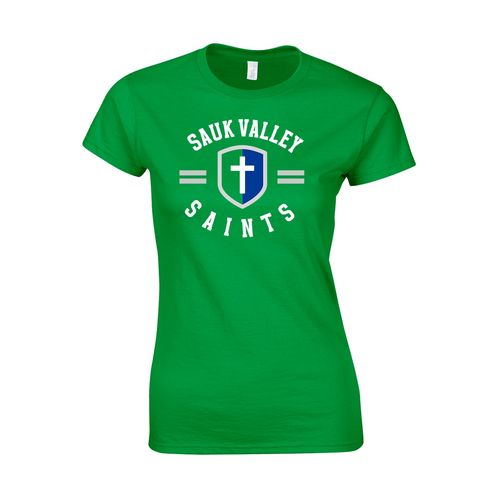 Picture of Women's Semi-Fitted Classic T-Shirt  - Irish Green